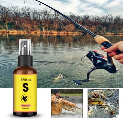 Yegbong Fishing Bait Liquid Neural Inducer - Quick Hooking Formula, Ideal for Multiple Fish Species, 60ML with Spray Applicator_img_0