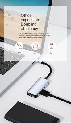 3-in-1 USB-C Docking Station Hub for MacBook - 100W PD Fast Charge USB-C Extender_img_9