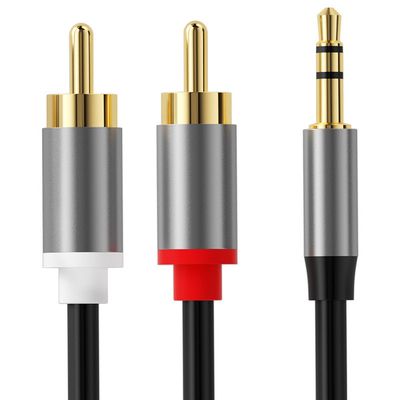 Gold Plated 3.5mm to RCA AV Audio Cable_img_5