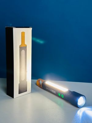 GearUP K57 PRO Rechargeable High Power Flashlight + Large COB Light with 3500mAh Lithium Battery_img_1