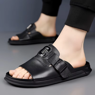 SUMMER NEW MEN'S LEATHER CASUAL SHOE_img_1