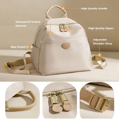 Womens Backpacks Designer High Quality Soft Nylon Simple Fashion Bag_img_1