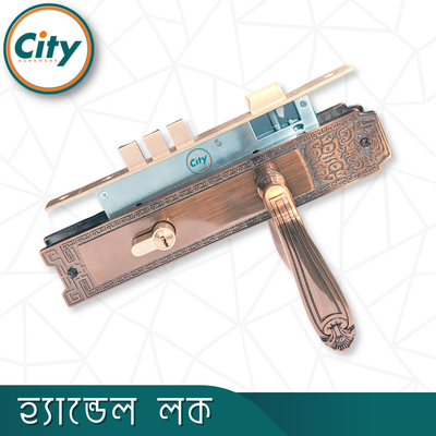 অ্যান্টিক রঙের উচ্চ সুরক্ষা স্ট্যান্ডার্ড সাইজের হ্যান্ডেল লক প্রধান দরজার জন্য অ্যান্টিক রঙের দরজার লক Door Lock_img_2