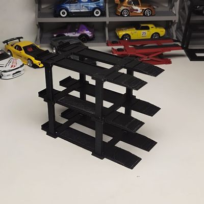 1:64 Parking Scene 3 Cars in 1 Black_img_0