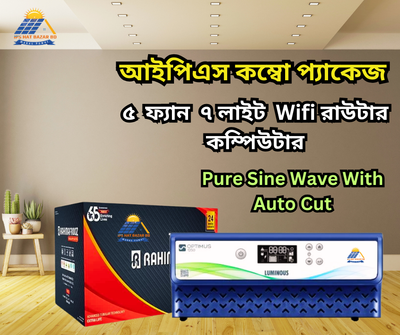 5 Fan 6 Light 1 wifi Router Coumputer Combo Package Home IPS / UPS_img_0