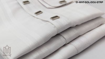 Exclusive White Panjabi with Sophisticated Double Strap_img_3