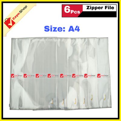 Good Luck Zipper file A4 size 6 pcs_img_1