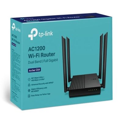 TP-Link Archer C64 AC1200 1200mbps Dual-Band Wireless MU-MIMO Gigabit WiFi Router_img_2