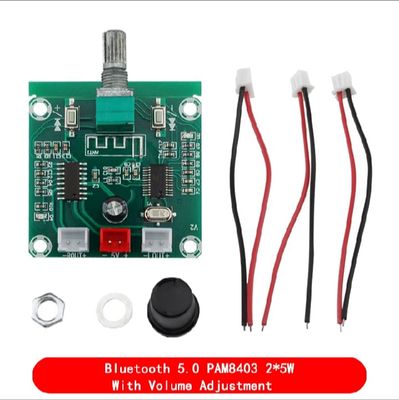 XH-A158 ultra clear Bluetooth 5.0 Amplifier Board Mini Module Board 2 Channel 5W+5W For/ Sound box circuit/ Bluetooth Speaker Circuit Board_img_0