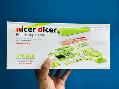Nicer Dicer 15 In 1 Vegetable And Fruit Chopper With Stainless Steel Blades_img_1