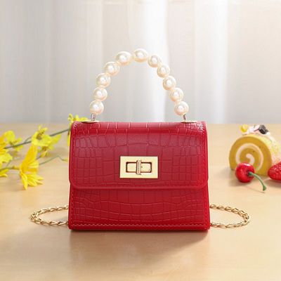 5.1" x 2.3" x 3.9" Little Girls Mini Purse Cute Crossbody Handbags Princess Flap Handbags_img_4