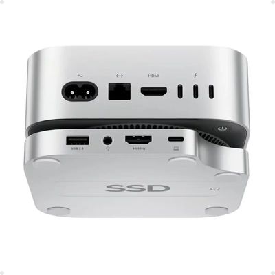 PULWTOP Mac mini M4/M4 Pro Hub Stand Dock with External Storage Upgrade M.2 SSD Enclosure(SSD NOT Included)_img_0