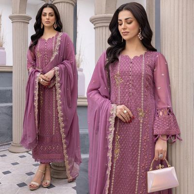 Embodery Georgette 3 Piece_img_1