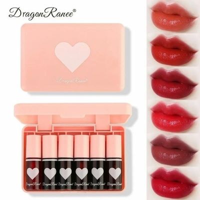 Dragon Ranee Korean 6 Colors Lip Tint Stain Set
