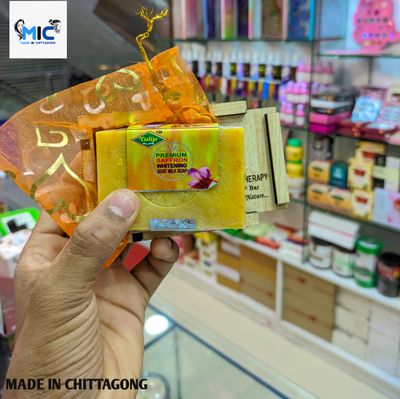 SAFFRON GOAT MILK SOAP BAR_img_1