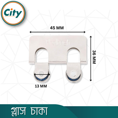 স্লাইডিং গ্লাস ডোর চাকা ক্যাবিনেটের আসবাবপত্রের জন্য ২ পিস_img_2