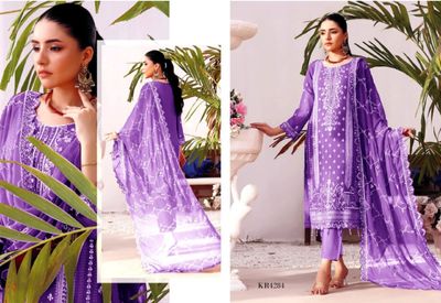 Georgette Embroidered 3 Piece_img_2