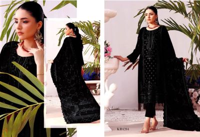 Georgette Embroidered 3 Piece_img_4