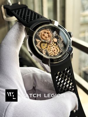 JACOB & CO SILVER CASE BLACK BELT_img_0