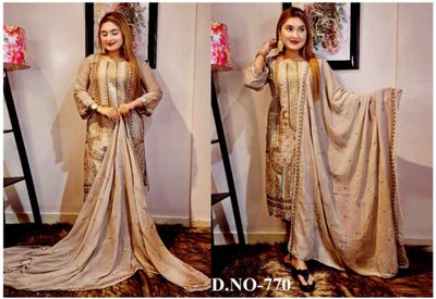 Exclusive Georgette 3 Piece_img_3