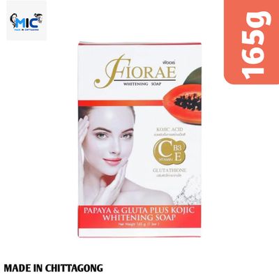 Fiorae Papaya & Gluta Plus Kojic Whitening Soap_img_0