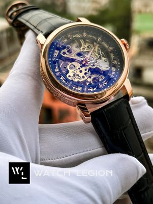 PATEK AUTO NEW STONE BLACK BELT ROSE GOLD CASE_img_0