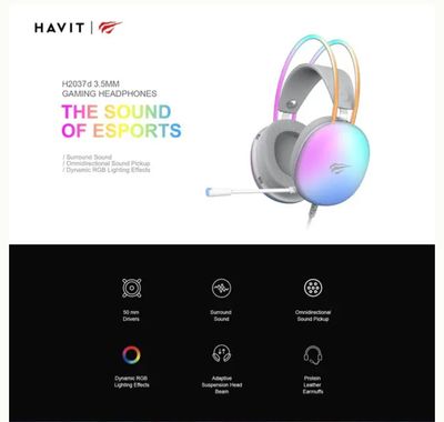 HAVIT H2037D GAMENOTE Gaming Headset With Mic K2-H9011_img_6