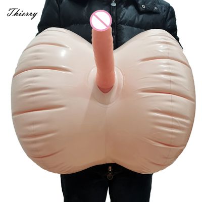Thierry Inflatable Sex Chair With Dildo Durable Blow Up King Cock Rider Rocker Sex Ball Erotic Toy for Women Men Cushion Seat_img_7
