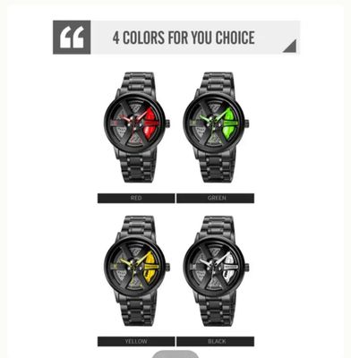 SKMEI 1787 Rotation Wheel Stainless Steel Watch for Men_img_2
