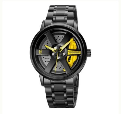 SKMEI 1787 Rotation Wheel Stainless Steel Watch for Men_img_4