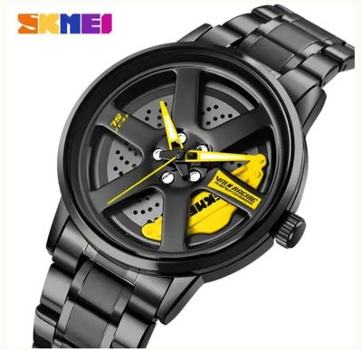 SKMEI 1787 Rotation Wheel Stainless Steel Watch for Men_img_5