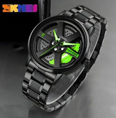 SKMEI 1787 Rotation Wheel Stainless Steel Watch for Men_img_6