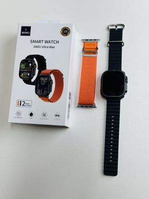 WiWU SW01 Ultra Max Wireless bluetooth Calling Smart Watch with Big Size screen + 2 Strap_img_3
