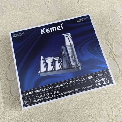 Kemei KM-5857 5 in 1 Professional Hair Trimmer_img_3