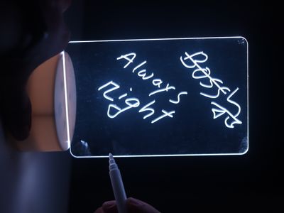 Acrylic Multicolor Night Lamp with Writable Board and Eraser Pen_img_0