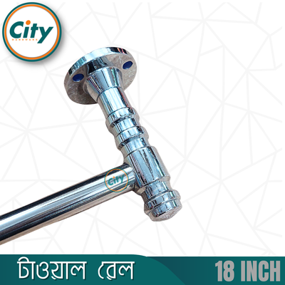 ২৪ ইঞ্চি স্টেইনলেস স্টিল তোয়ালে রেল বাথরুম তোয়ালে হোল্ডার ওয়াল মাউন্ট হ্যান্ড তোয়ালে বার মিনার_img_3