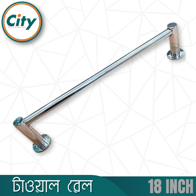 ২৪ ইঞ্চি স্টেইনলেস স্টিল তোয়ালে রেল বাথরুম তোয়ালে হোল্ডার ওয়াল মাউন্ট হ্যান্ড তোয়ালে বার_img_1