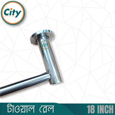 ২৪ ইঞ্চি স্টেইনলেস স্টিল তোয়ালে রেল বাথরুম তোয়ালে হোল্ডার ওয়াল মাউন্ট হ্যান্ড তোয়ালে বার_img_2