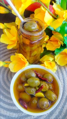 olive pickle(sour)350 gm- জলপাইয়ের আচার (টক) ৩৫০ গ্রাম
