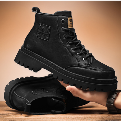 NEW RETRO HIGH-TOP MARTIN LEATHER BOOTS_img_1