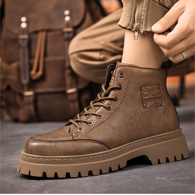 NEW RETRO HIGH-TOP MARTIN LEATHER BOOTS_img_2