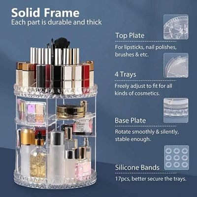 360° multi functional cosmetics   storage box Huge available_img_1