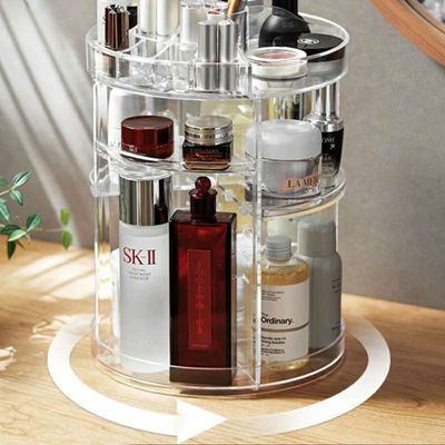 360° multi functional cosmetics   storage box Huge available_img_2