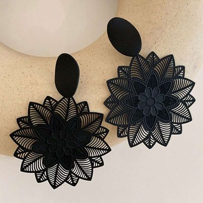 Black butterfly earring_img_0