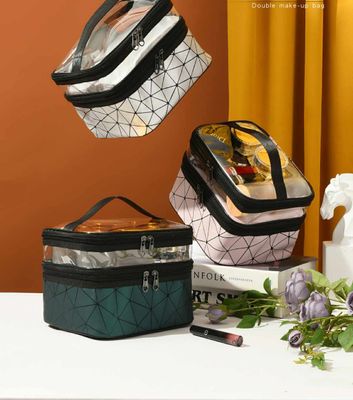 Multifunctional double layer transparent Cosmetics beg4_img_1