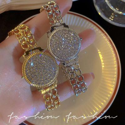 Rhinestone clock dial braceletsprice- 1_img_0