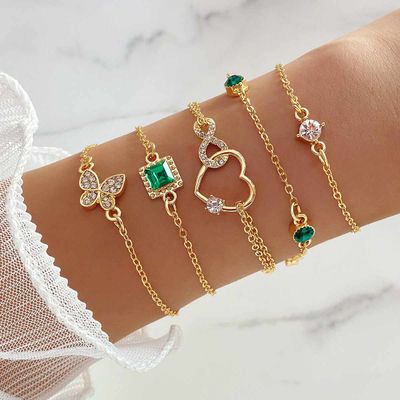 5 pcs butterfly Braclet_img_0