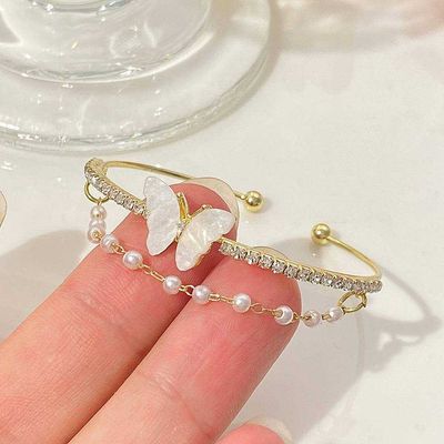 Most Demanding & Beautiful Double Layer Butterfly Bracelet  Restock now_img_1