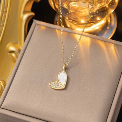 Love Pendent Necklace Purely Stainless SteelColor Guaranteed Up to 12 Months_img_1
