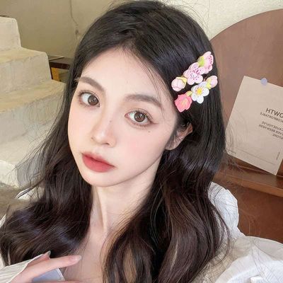 Cute pink sakura hair pin_img_1